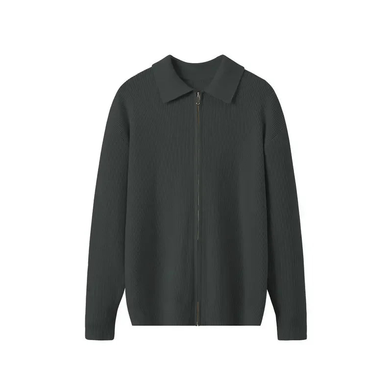 100% Premium Wool zip-sweater
